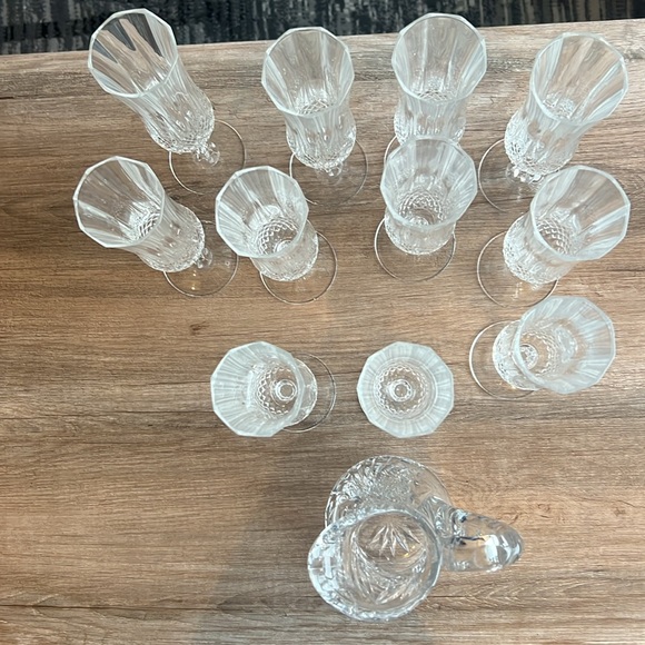 Flute crystal  set - Picture 4 of 6